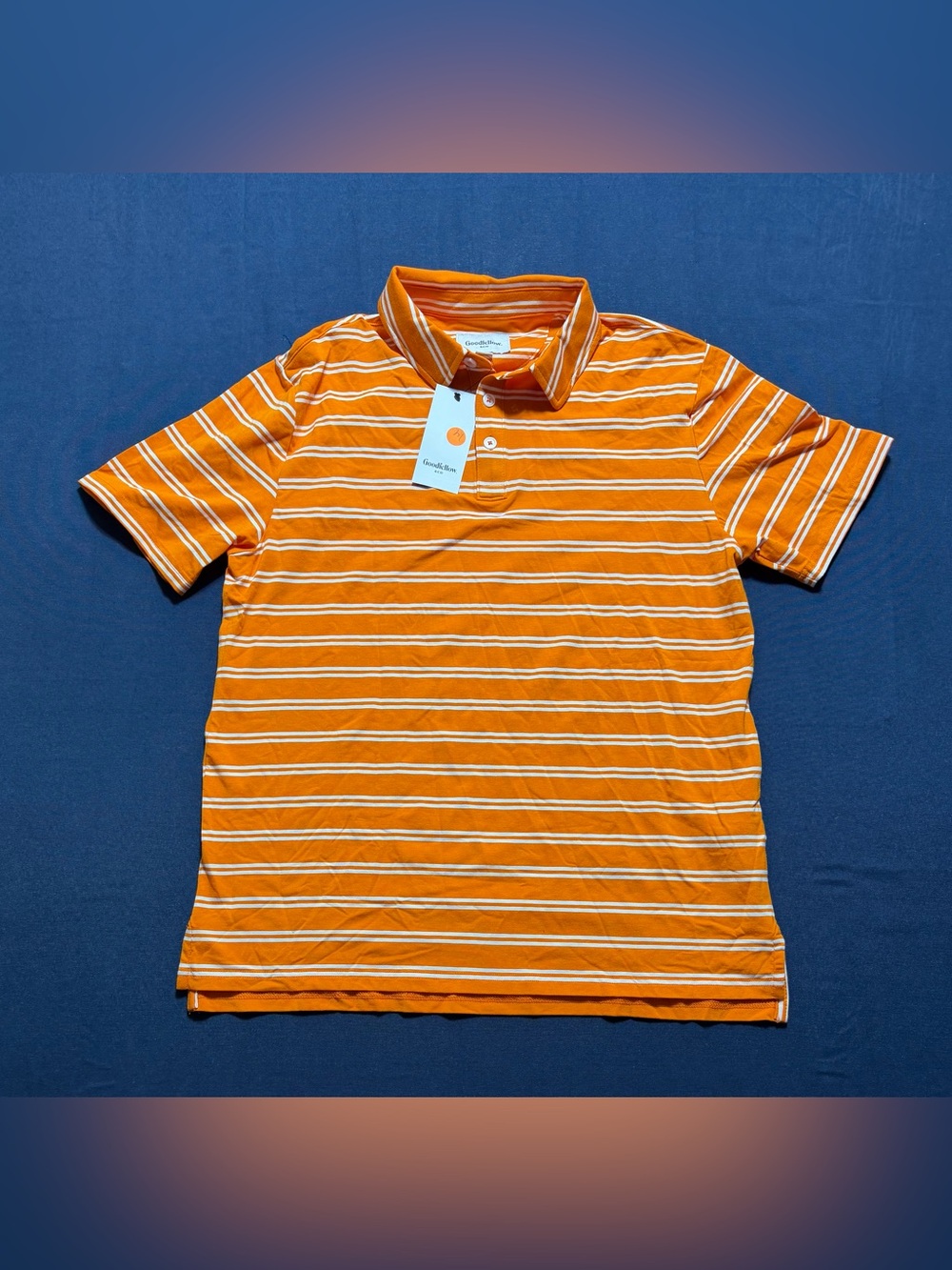 NWT Cotton Blend Goodfellow & Co Game Day Polo Shirt Size M